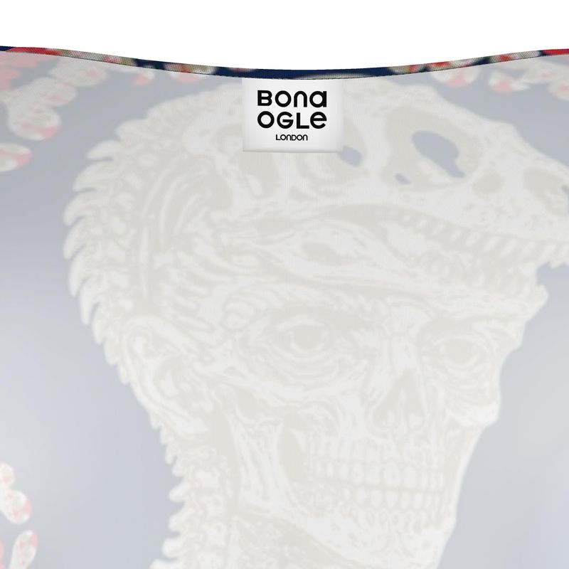 Cardigan Dress in Bona Bones Blue