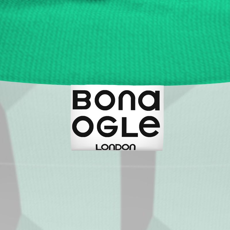 Slim Fit Roll Neck in horseman teal green