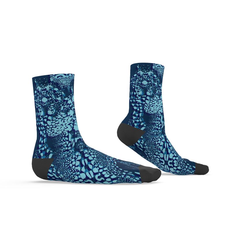 Socks in cuttlefish turquoise