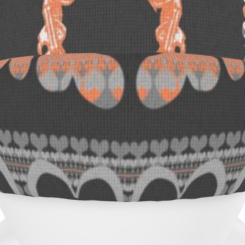 Beanie in Bona Bones Gray Coral