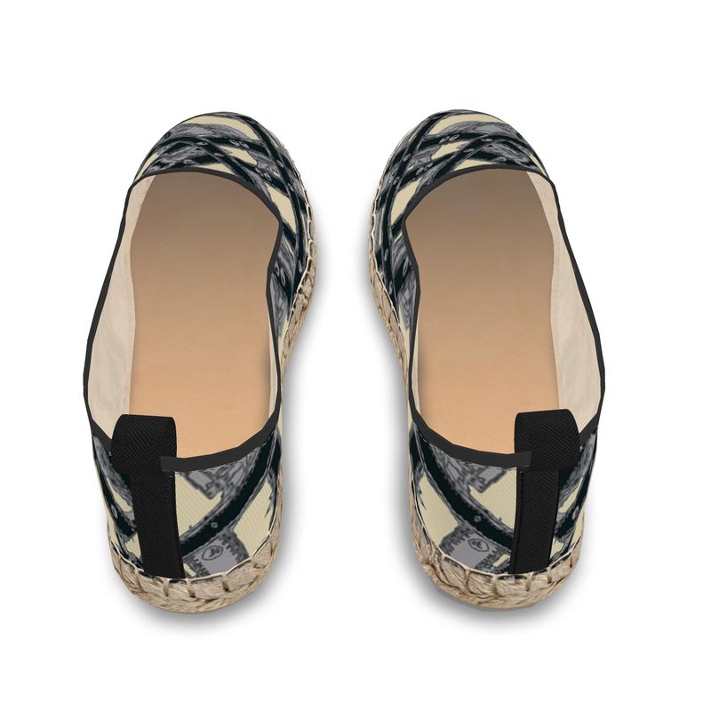 Loafer Espadrilles in Harness Gray Beige