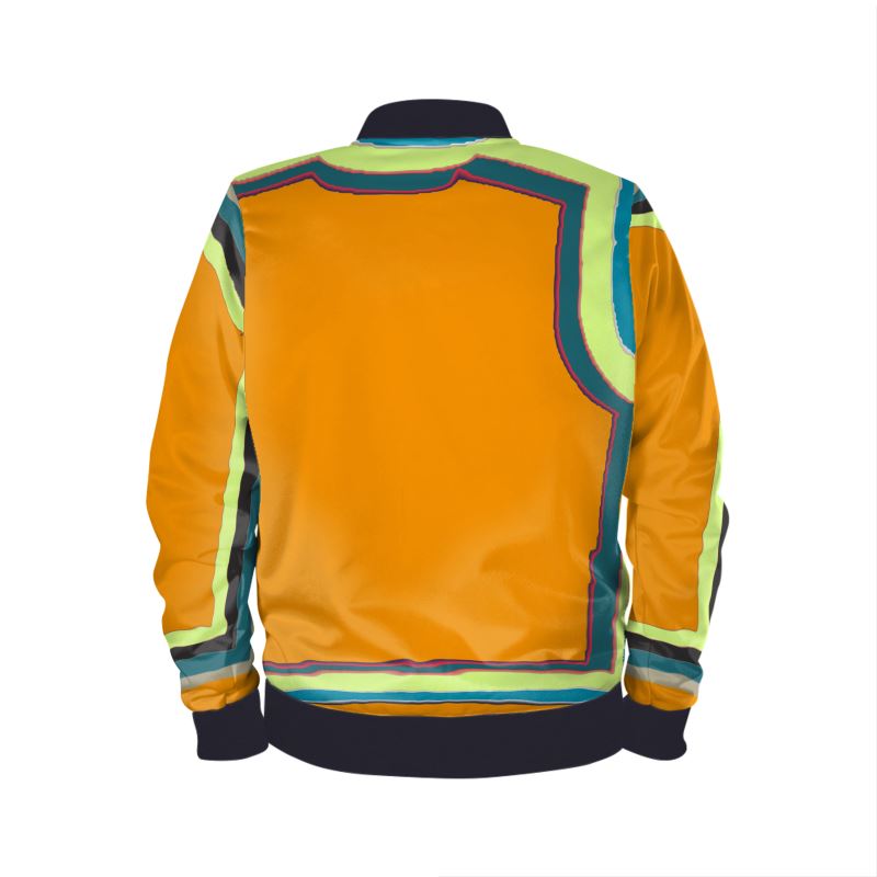 Bomber Jacket in 3D orange