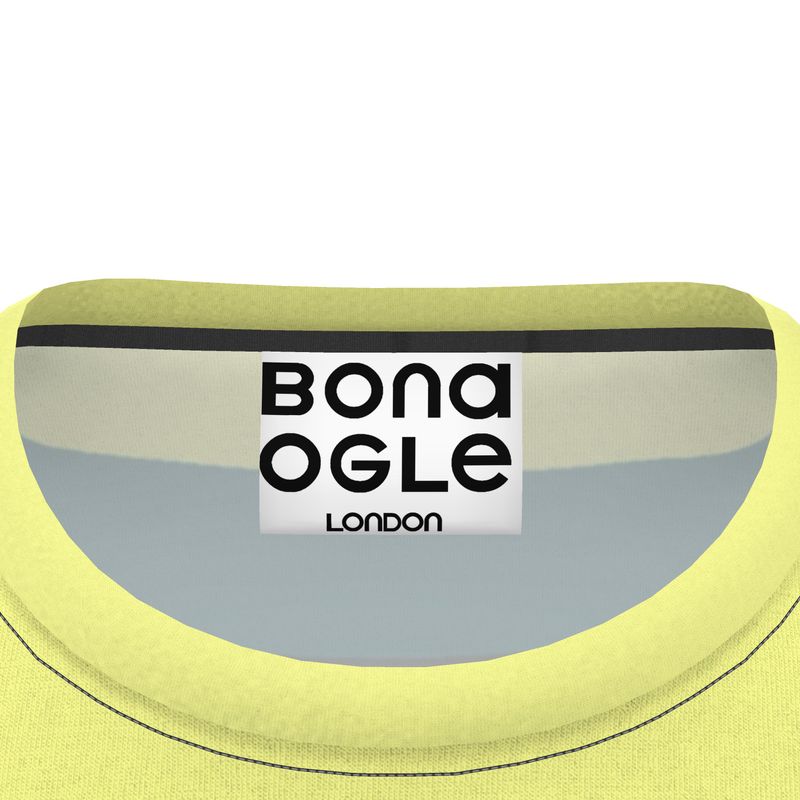 All Over Print T Shirt in 3D drop orange