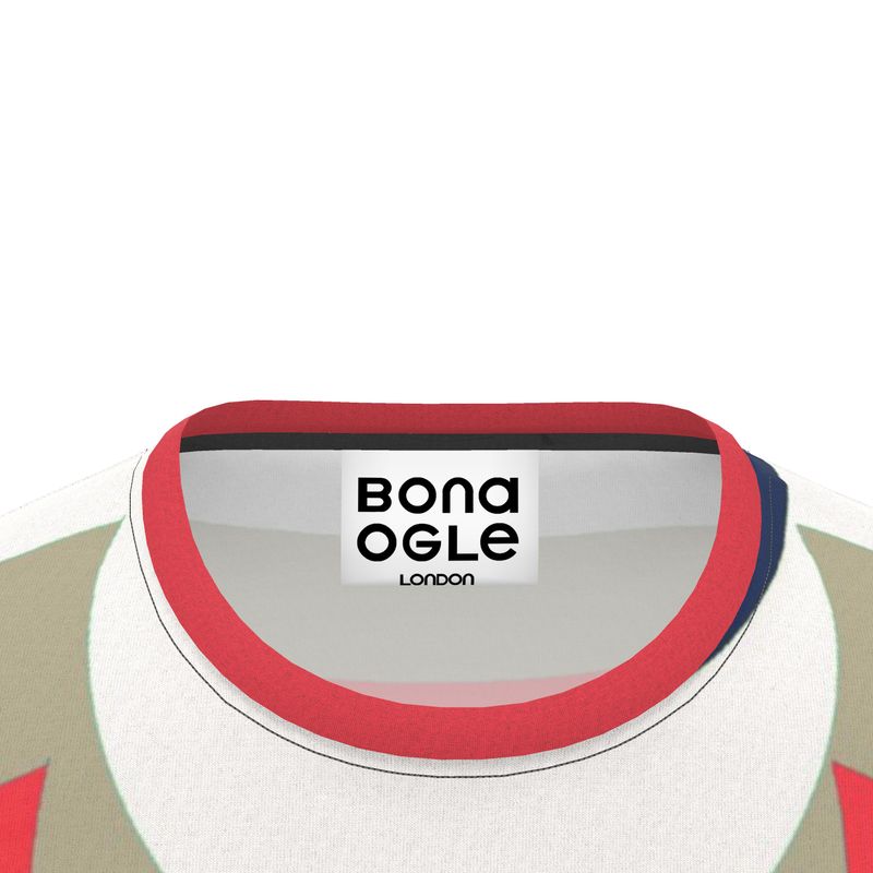 All Over Print T-shirt in 3D Blue