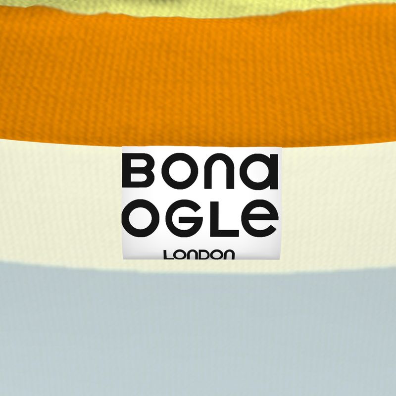 Slim Fit Roll Neck in 3D orange