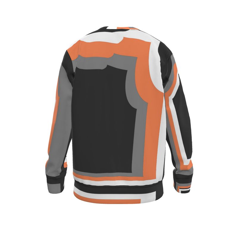 Sweatshirt in 3D wonky dark Gray Coral