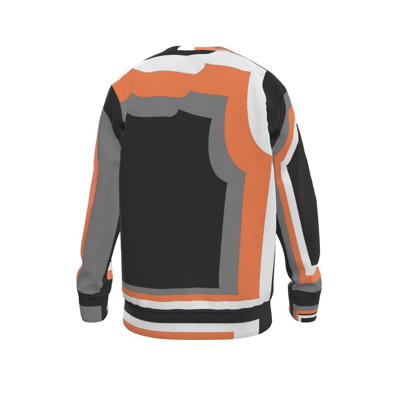 Sweatshirt in 3D wonky dark Gray Coral