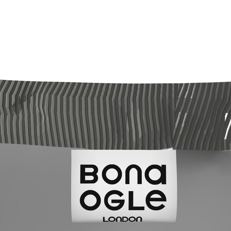 Jogging Bottoms in 3D Drop Darrk Gray Coral