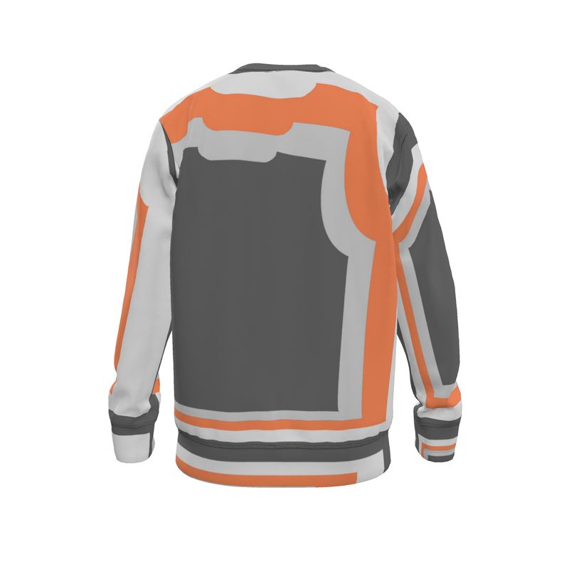 Sweatshirt in wonky Gray Coral