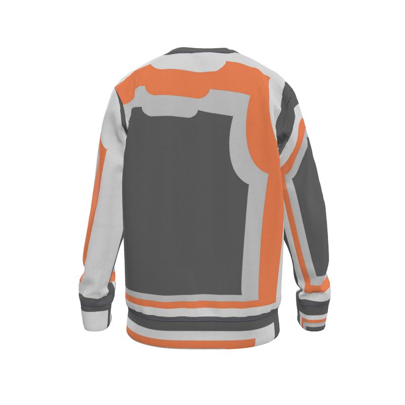 Sweatshirt in wonky Gray Coral