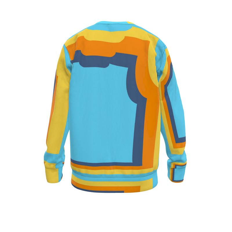 sweatshirt in Wonky 3d Vivid Sky