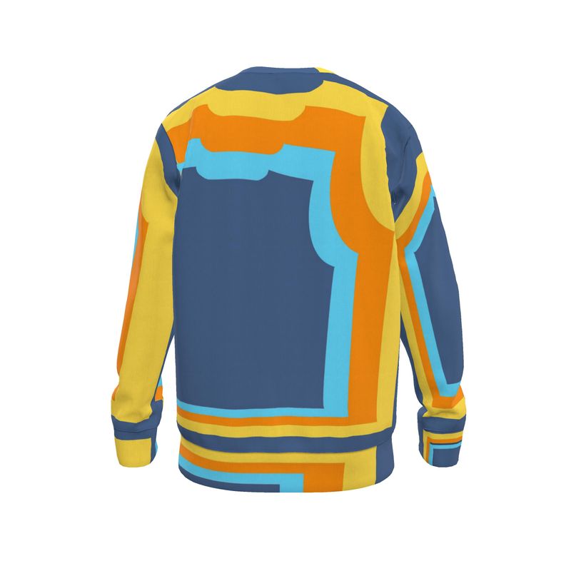 Sweatshirt in Wonky Vivid Sky 2