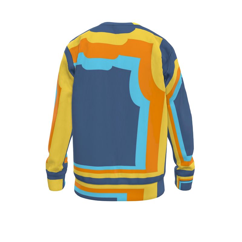 Sweatshirt in Wonky Vivid Sky 2