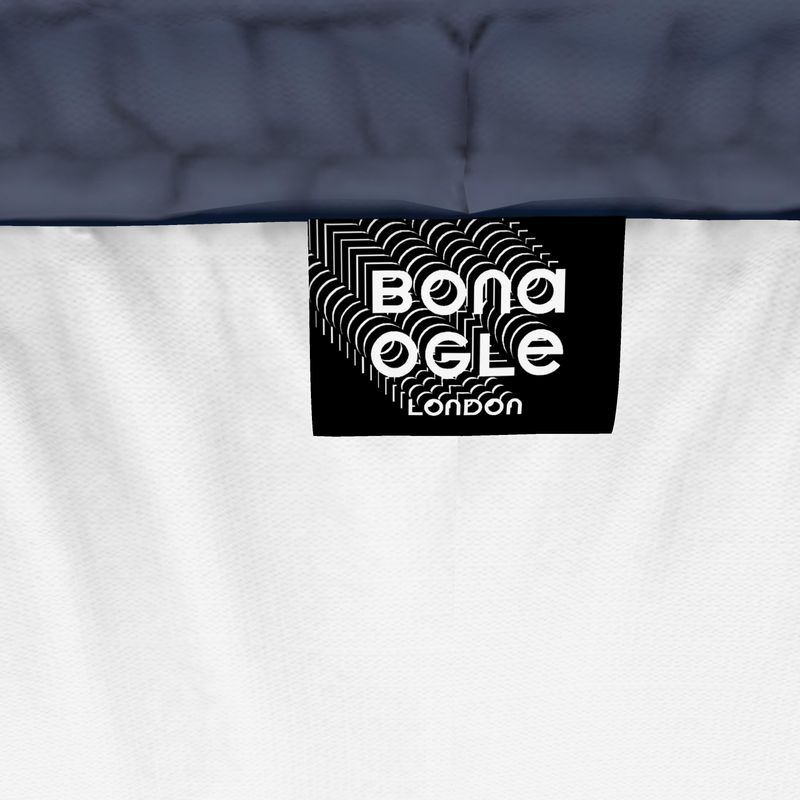 Running Shorts in Circles Blue