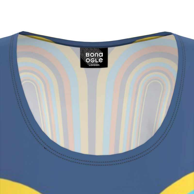 Tunic T Shirt Dress in Double Arches Vivid