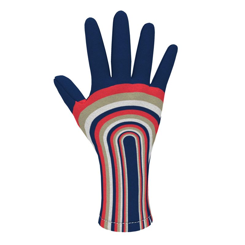 Fleece Gloves in Arch Blue