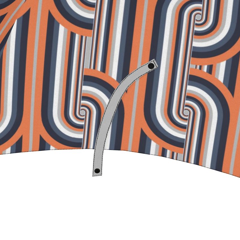 Umbrella in chunky grey coral