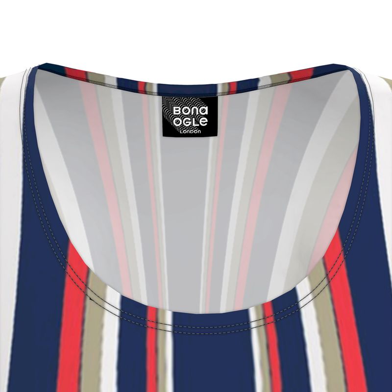 Tunic T Shirt Dress in Loop Blue