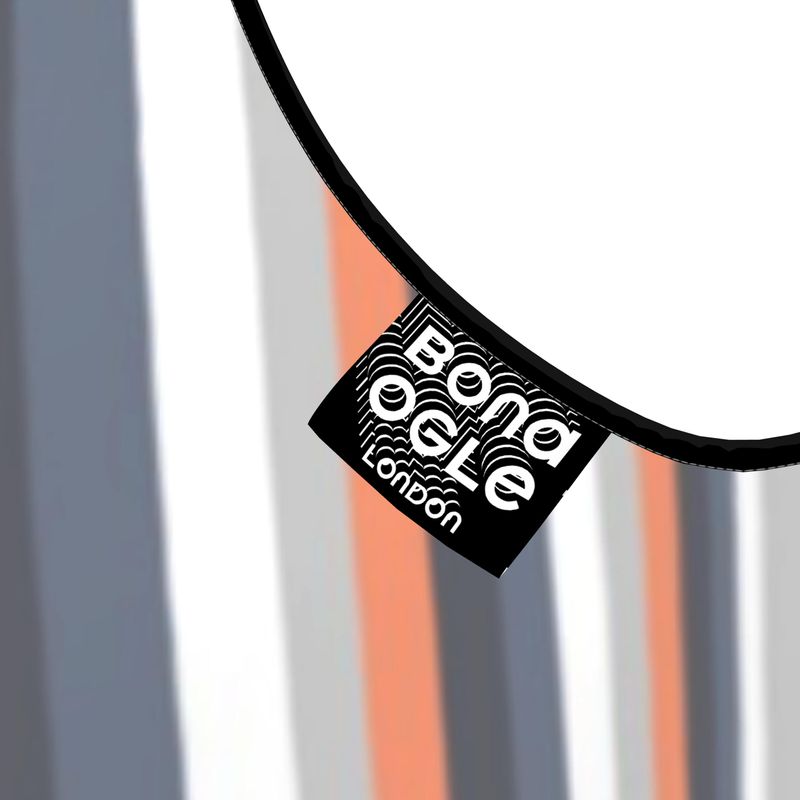 Sleeveless Midi Dress in Loop Gray Coral