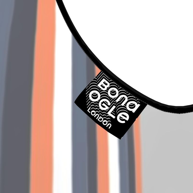 Sleeveless Midi Dress in Arch Gray Coral