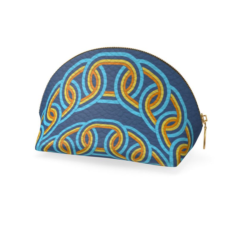 Shell Coin Purse in Arched Chains Vivid