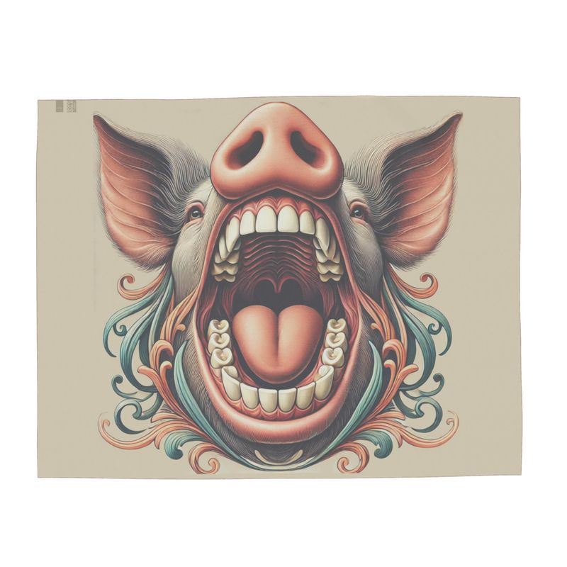 Scarf Wrap or Shawl in Screaming Pig Pink