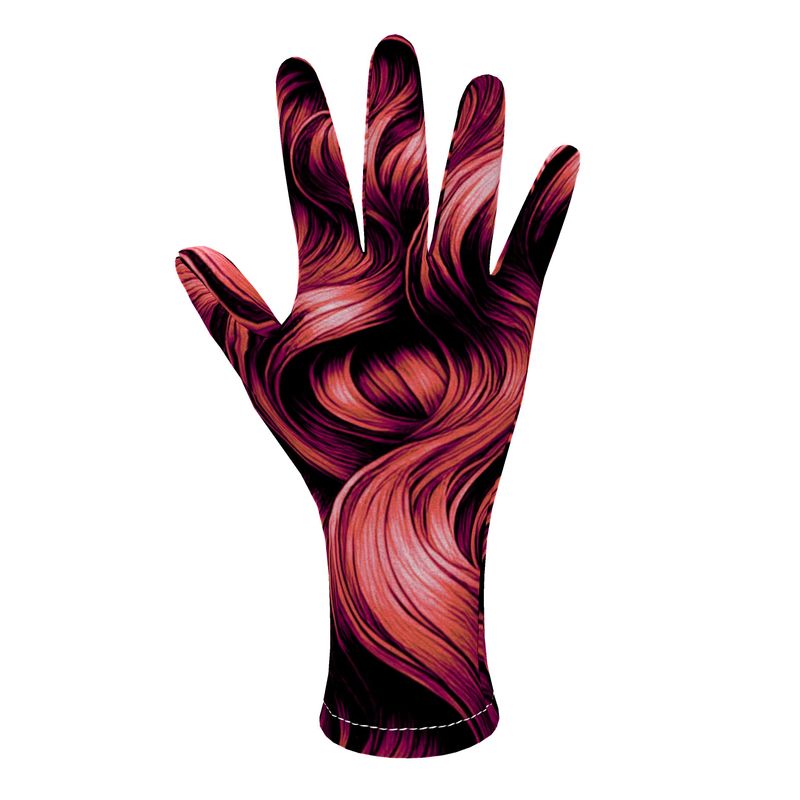 Fleece Gloves in Riah Brunette