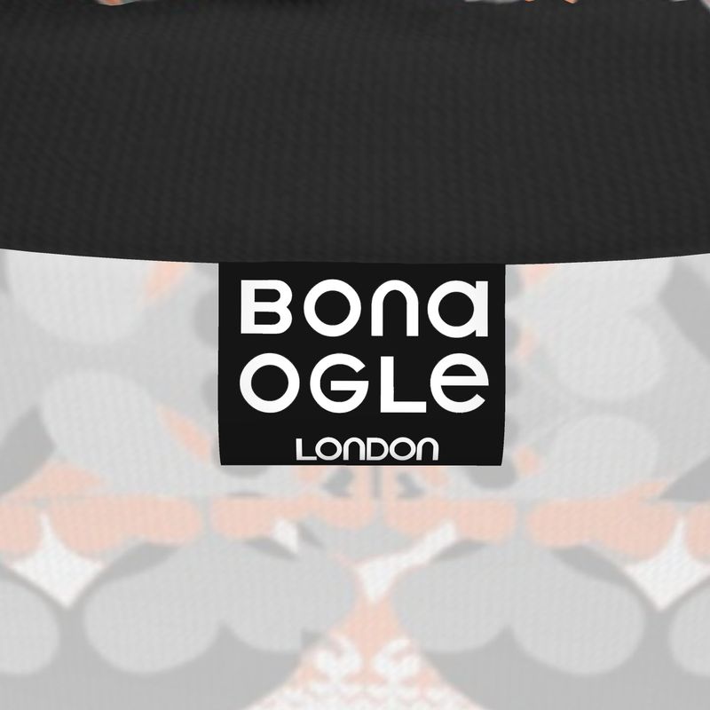 Slim Fit Roll Neck in Bona Bones Gray Coral