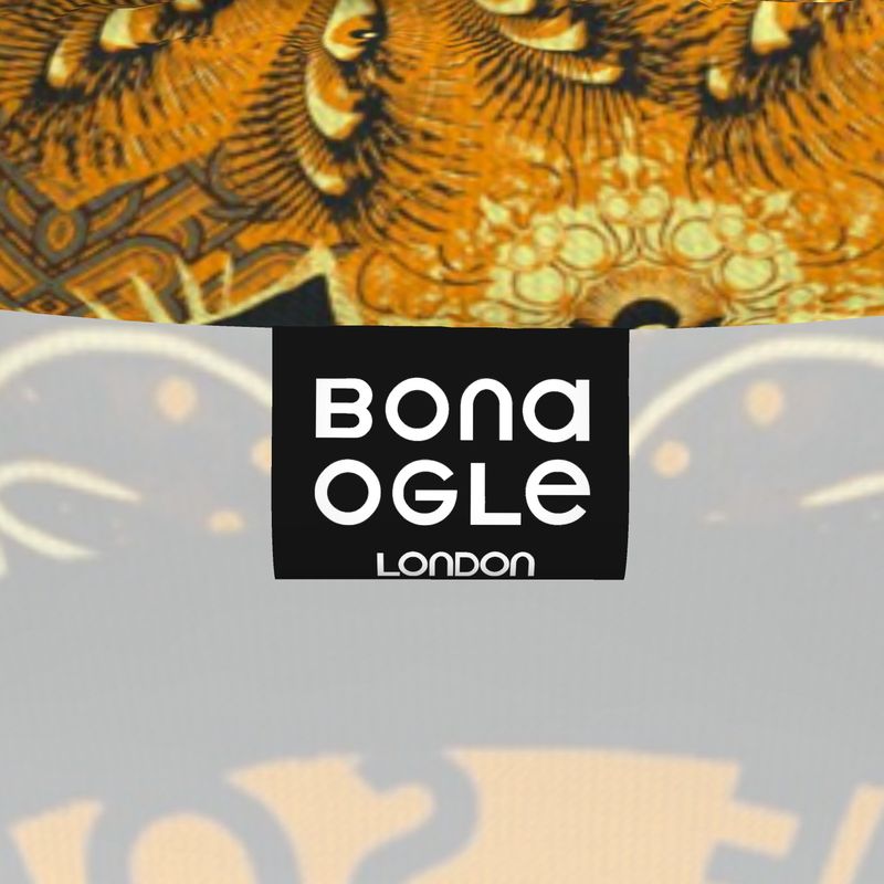 slim fit roll neck in omniscient orange