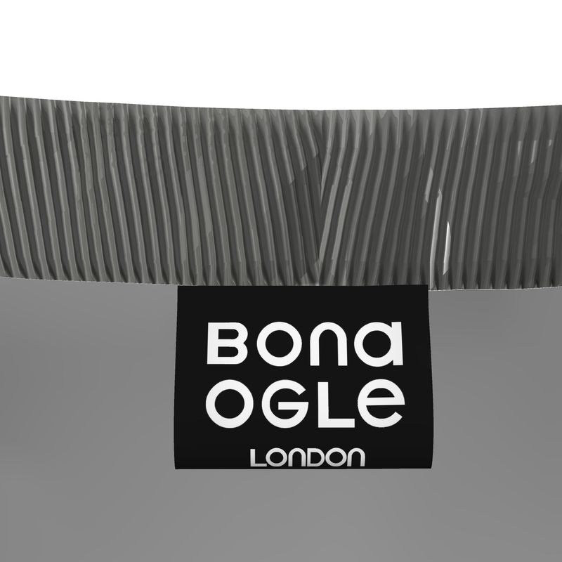 Jogging Bottoms in 3D Wonky Gray Coral