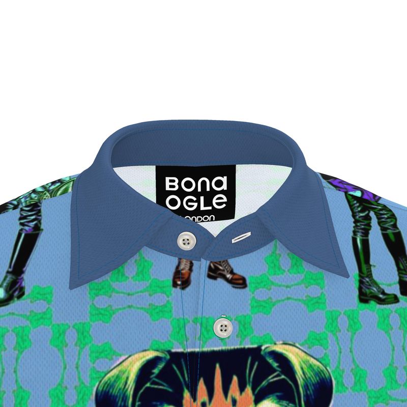 Polo Shirt in Critters Vivid
