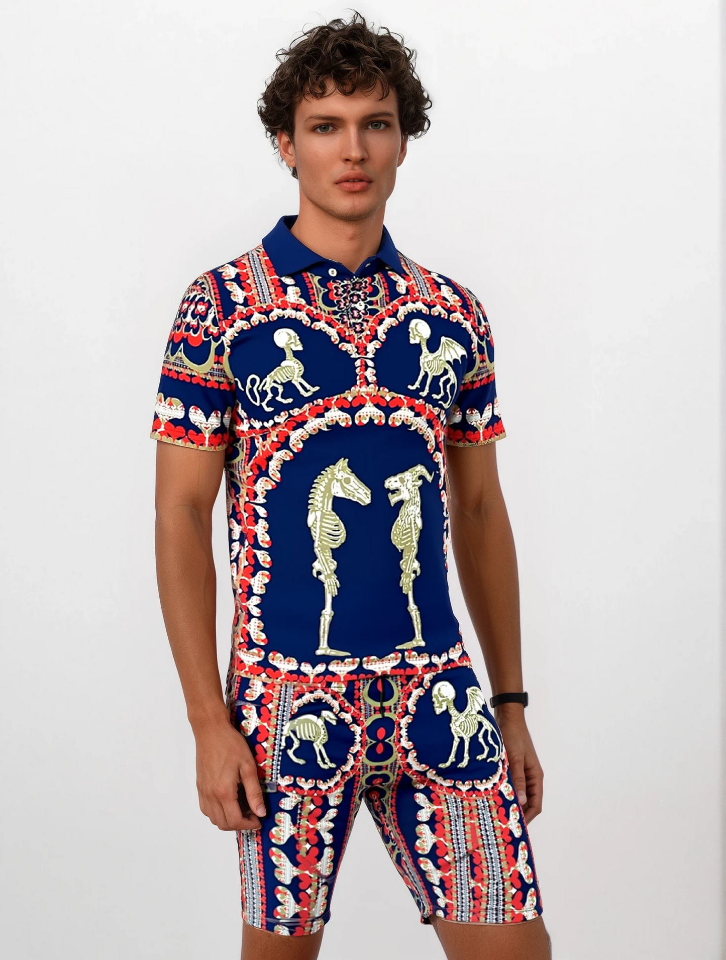 Polo Shirtt in Bona Bomes Blue