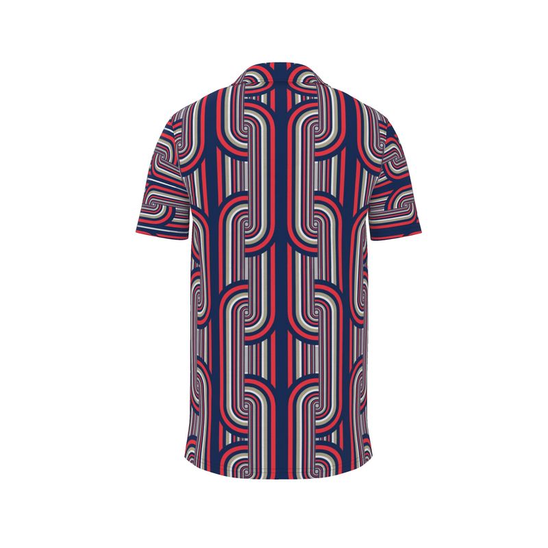 Polo Shirt in Chunky Blue