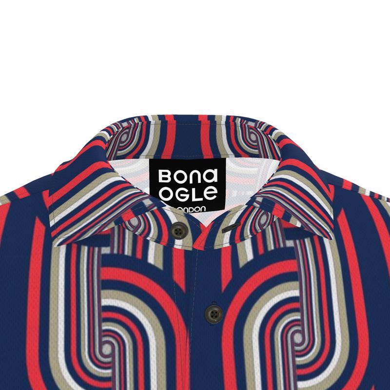 Polo Shirt in Chunky Blue