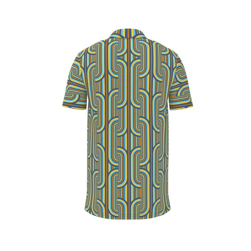 Polo Shirt in Chunky Vivid Sky