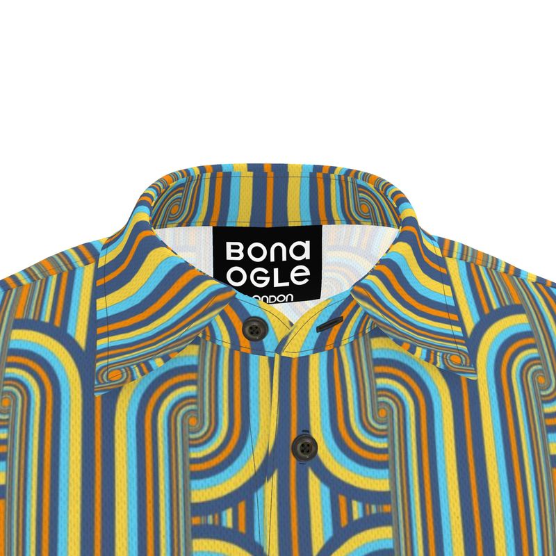 Polo Shirt in Chunky Vivid Sky
