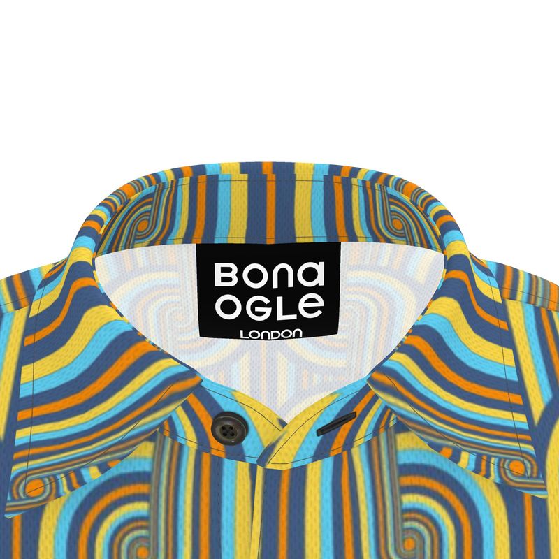 Polo Shirt in Chunky Vivid Sky