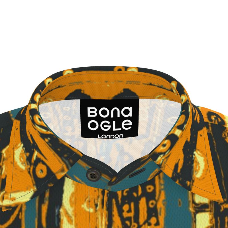 Polo Shirt in Belts Orange