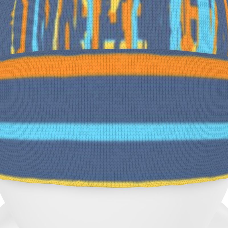 Beanie in Dripping Stripes Vivid