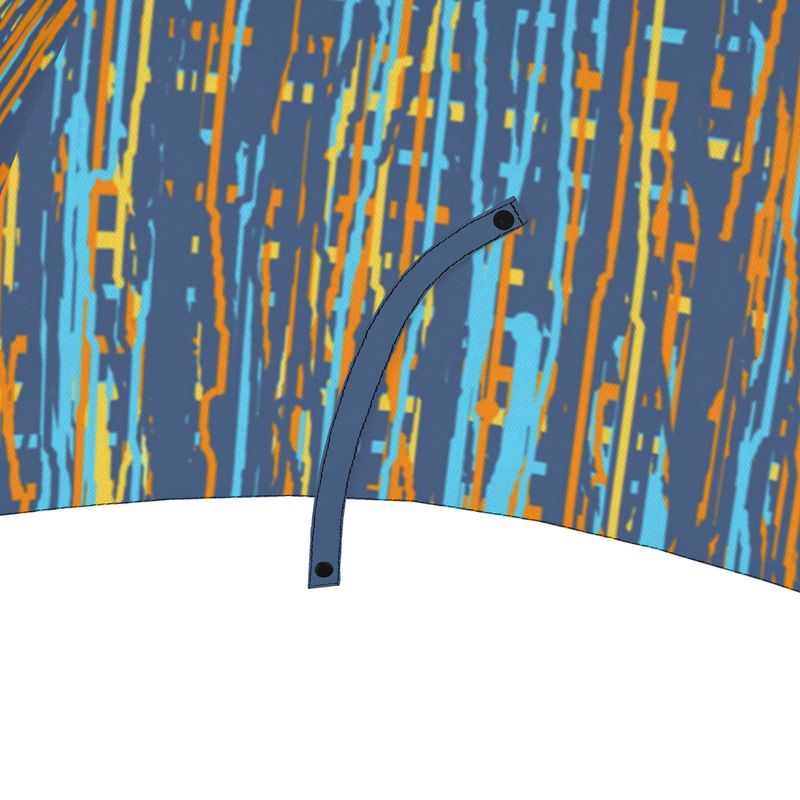 Umbrella in Dripping Stripes Vivid