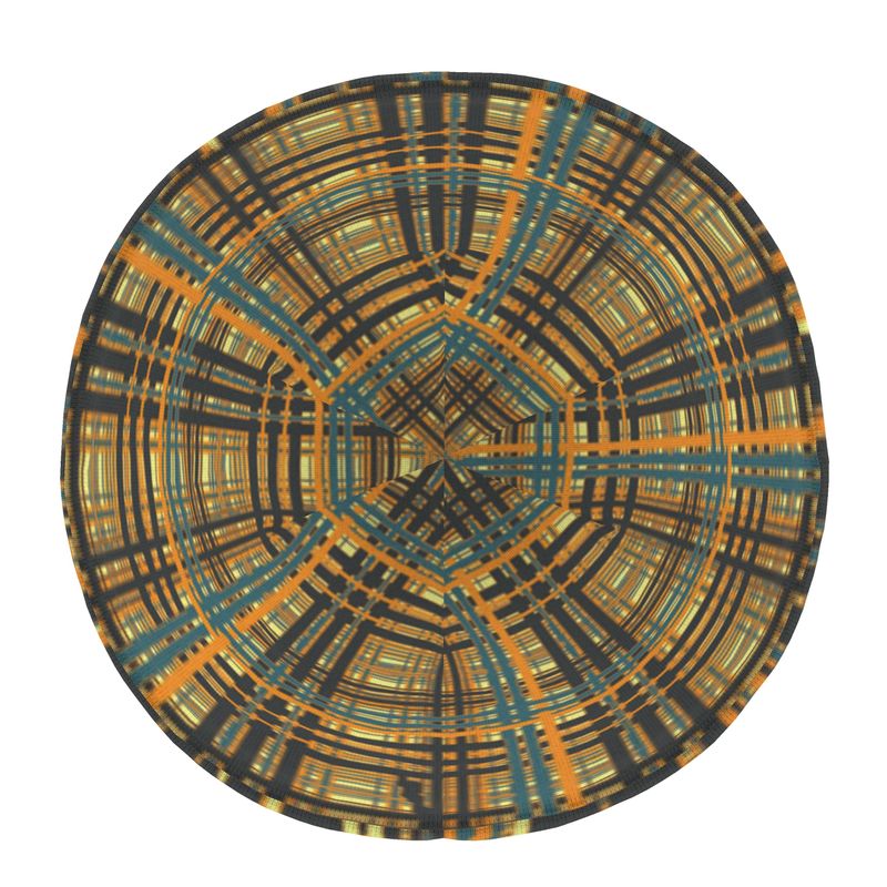 Breanie in Dripping Plaid Orange