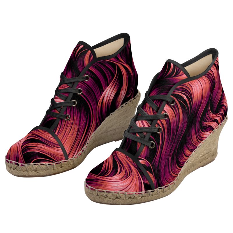 Wedge Espadrilles in Riah Brunette