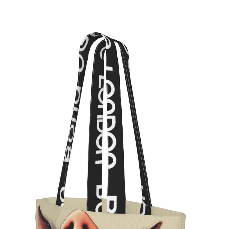 Everyday Tote Bag in Screaming Pig