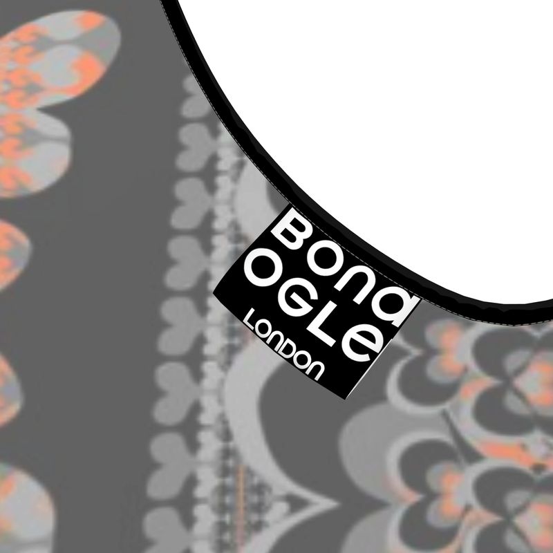 Sleeveless Midi Dress in Bona Bones Gray Coral