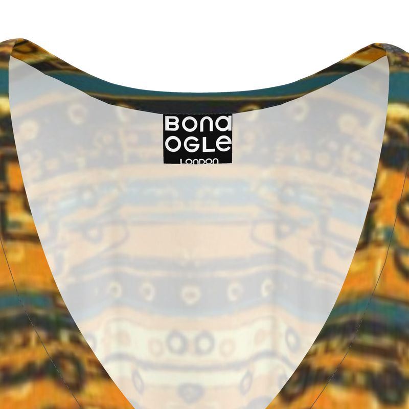 Kaftan in Belts Orange