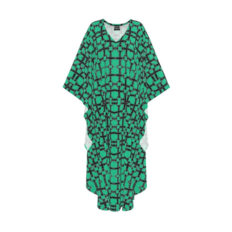 Kaftan in Harness Green Teal