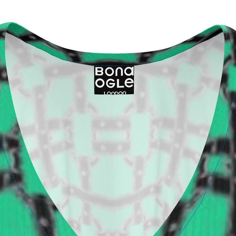 Kaftan in Harness Green Teal