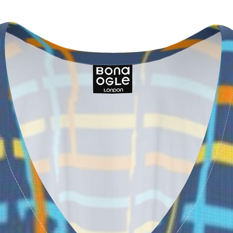 Kaftan in Dripping stripes