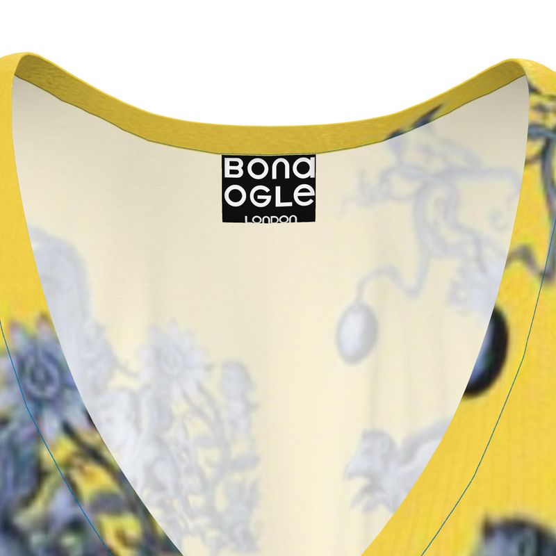 Kaftan in Toile de Bosch Vivid