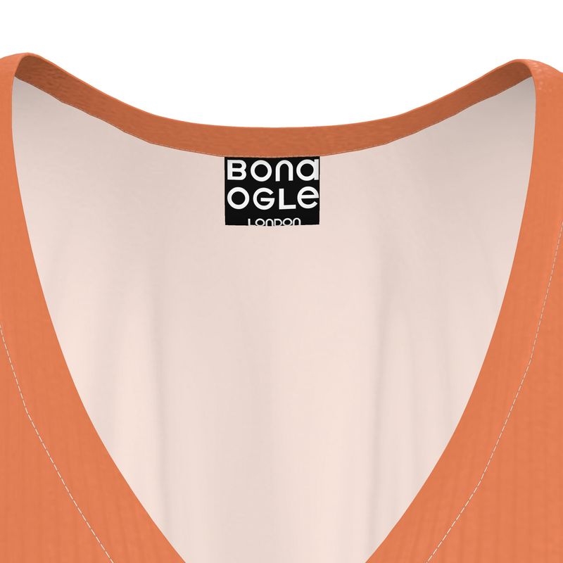 Kaftan in 3D hourglass Gray Coral
